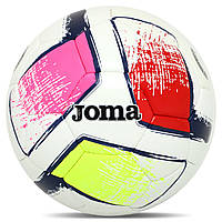 Мяч футбольный Joma DALI II 400649-203-T5 цвет розовый-красный-желтый js