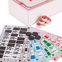 Настольная игра лото в цветной картонной коробке Zelart E7708 js