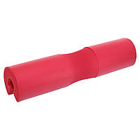 Накладка на гриф штанги пом'якшувальна Zelart TA-9378 колір червоний js