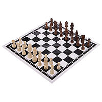 Шахматные фигуры с полотном Zelart IG-4930 (3105) короля-9 см дерево js
