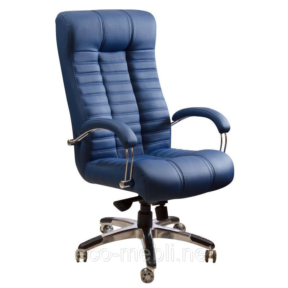 Крісло керівника Атлантіс ХРОМ в офіс,кабінет керівника, фото 1