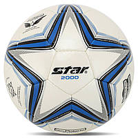 Мяч футбольный STAR NEW POLARIS 2000 SB225P цвет белый-синий js