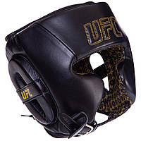 Шлем боксерский в мексиканском стиле кожаный UFC PRO Prem Lace Up UHK-75057 2XL черный js