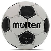 Мяч футбольный MOLTEN F5P1700 №5 PVC белый-черный js