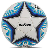 Мяч футбольный STAR THE POLARIS 2000 FIFA SB235FTB цвет белый-голубой mn