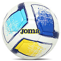 Мяч футбольный Joma DALI II 400649-216-T5 цвет голубой-синий-желтый mn