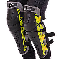 Защита колена и голени Alpinestar MS-4821 2шт черный-салатовый js