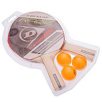 Набор для настольного тенниса DUNLOP MT-679211 2 ракетки 3 мяча mn