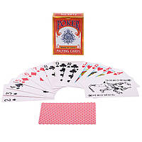 Карты игральные покерные ламинированые Zelart 9812 54 карты mn