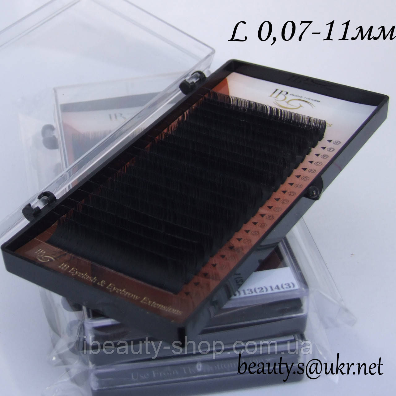 Вії I-Beauty L 0,07-11 мм