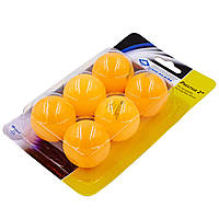 Набор мячей для настольного тенниса DONIC PRESTIGE 2* MT-658028 6шт оранжевый mn