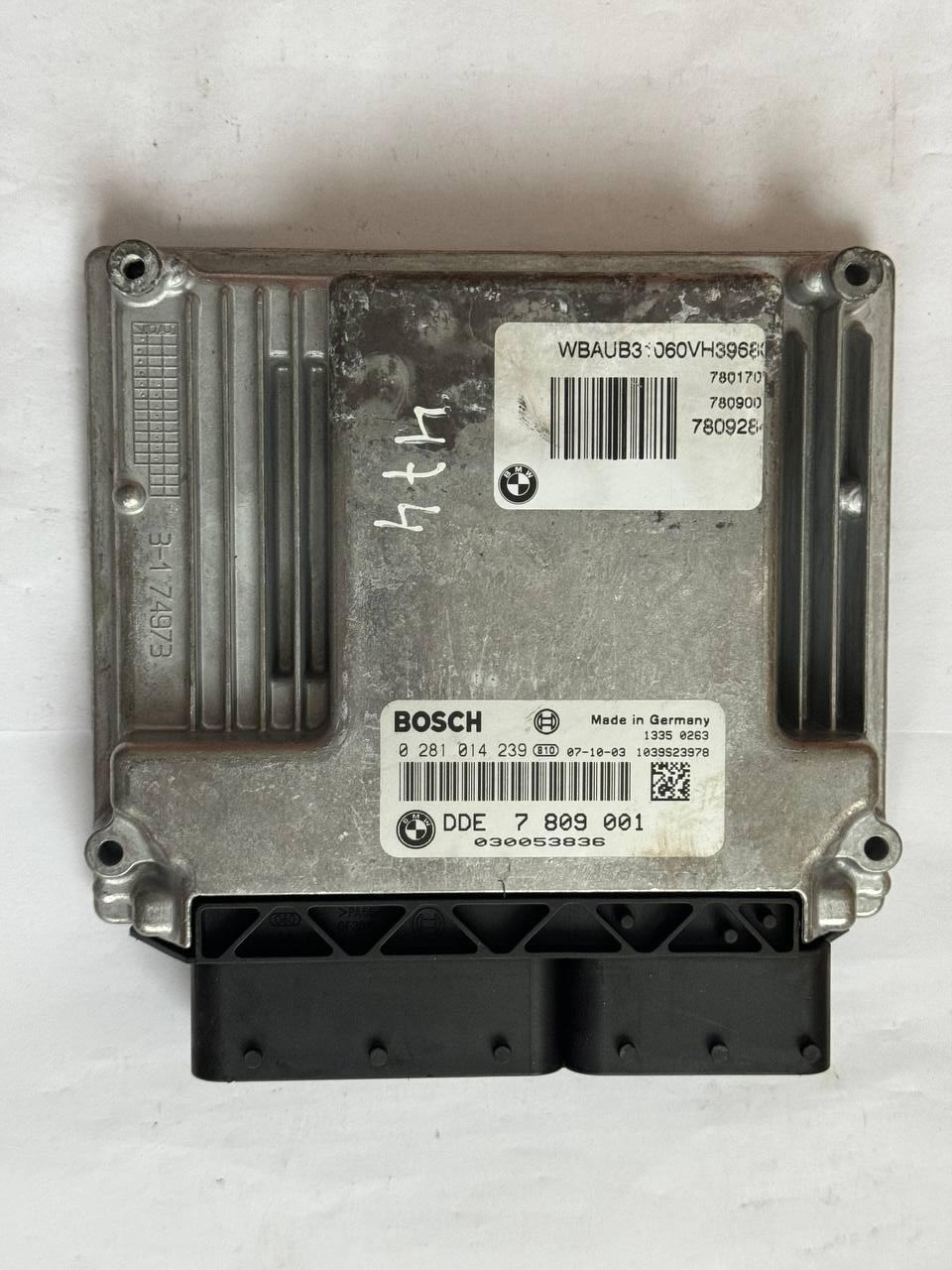 Електронний блок керування BMW 0 281 014 239 / 0281014239 / 7 809 001 / 7809001