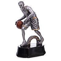 Статуэтка наградная спортивная Баскетбол Баскетболист Zelart C-1557 mn
