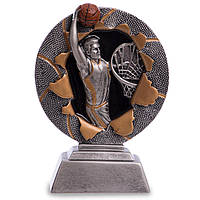 Статуэтка наградная спортивная Баскетбол Zelart C-4793-C1 mn
