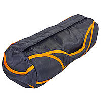 Сумка для кроссфита без наполнителя TRAINING BAG Zelart FI-5028 черный-оранжевый mn