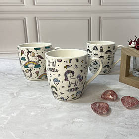 Кухоль Helios Єдиноріг мікс порцеляновий 250 мл (2626)