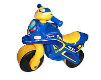 Мотоцикл Doloni-toys Байк Полиция синий с желтым 0139/57 ish