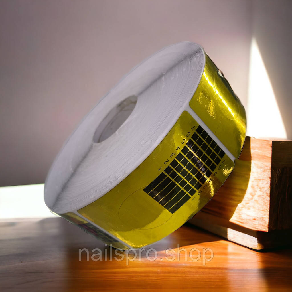 Форми для нарощування нігтів золото, 500 шт., фото 1