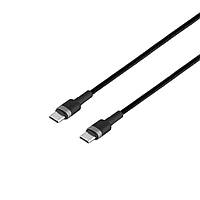 Кабель Baseus Cafule Cable Type-C toType-C 1m, PD 3A, 60W  Gray-Black