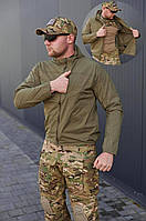 Ветровка-штормовка tactical series оливкового цвета Тактическая мужская штормовка куртка Олива