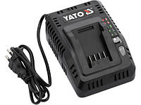 Быстрое зарядное устройство с охлаждением YATO для аккумуляторов LI-ION 18 В, 4,5 А от сети 230 B