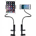 NEW Гнучкий тримач для телефону і планшету з прищіпкоюMultifunction Phone Clip чорний, фото 5