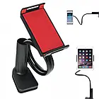 NEW Гнучкий тримач для телефону і планшету з прищіпкоюMultifunction Phone Clip чорний, фото 2