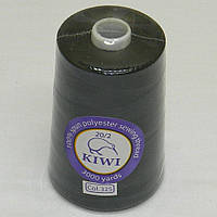 Армированные Kiwi (киви) нитки 20/2 3000 ярдов, черные