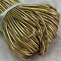 1,5 мм Резинка круглая (шляпная) - Золото