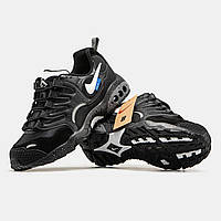 Спортивные черные замшевые мужские кроссовки Nike Air Terra Humara x Undefeated, беговые кеды найк для парней