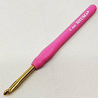 Крючок для вязания Shuma #6 с мягкой ручкой