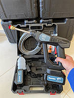 РОЗПРОДАЖ / Акумуляторна мийка високого тиску Makita + 2 акумулятори і кейс / Міні мийка для машини / Розпилювач пістолет