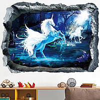 Інтер'єрна наклейка ZOO Єдиноріг XH7240 70х50см 3941797