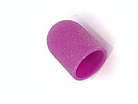 Ковпачок абразивний для педикюру діаметром 10 мм абразивністю 100 грит ліловий
