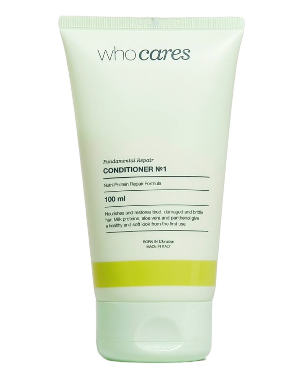 Поживний кондиціонер WhoCares Fundamental Repair Conditioner №1 100 ml для сухого та пошкодженого волосся, фото 1