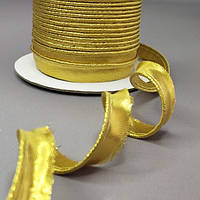 Лента кант-парча для шитья, цвет золотой