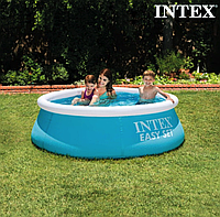 Дитячий великий надувний басейн Intex інтекс 28101 басейн наливний об'єм 886 л для відпочинку 183 х 51 см