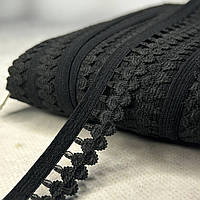 Резинка отделочная для пошива нижнего белья 20мм - черная
