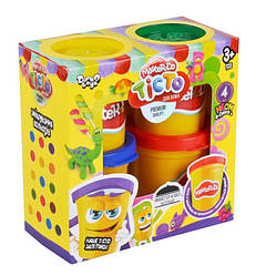 Тісто для ліплення Master Do Danko Toys (TMDB-01-03U), 4 кольори