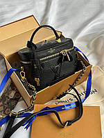 Louis Vuitton Vanity PM Bag Monogram Black/Gold KI99296