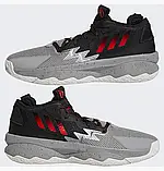 AllOriginal com ua Кросівки Adidas Dame 8 Basketball Shoes Black/Grey Hr1558 РОЗМІРИ ЗАПИТУЙТЕ, фото 8