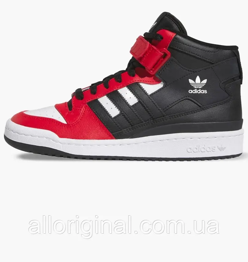 AllOriginal com ua Кросівки Adidas Forum Mid Shoes Black/Red Gy0005 РОЗМІРИ ЗАПИТУЙТЕ, фото 1