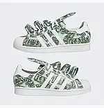 AllOriginal com ua Кросівки Adidas Jeremy Scott Money Print Superstar Shoes White/Light Blue Hp6596 РОЗМІРИ, фото 8