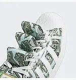 AllOriginal com ua Кросівки Adidas Jeremy Scott Money Print Superstar Shoes White/Light Blue Hp6596 РОЗМІРИ, фото 9