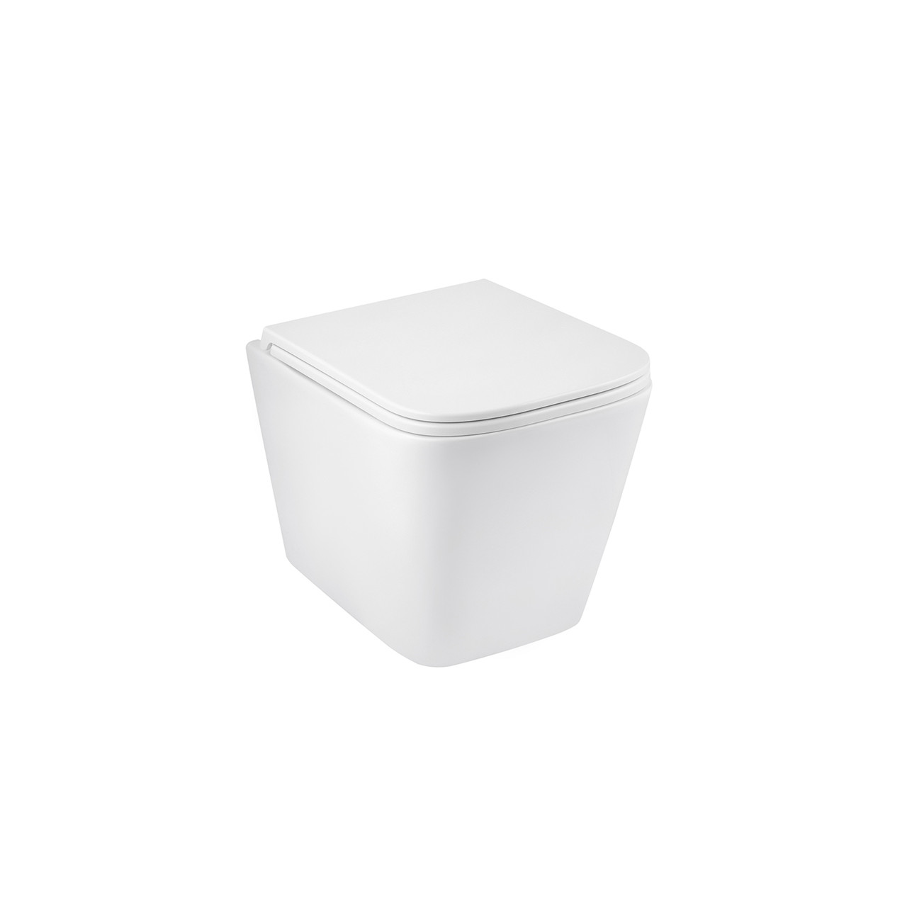 Унітаз підвісний безобідковий Kroner Eifel WHI493436 RIMLESS з сидінням Slim Duroplast / Soft-close / Quick