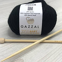 Пряжа Gazzal Baby Wool XL цвет 803 Черный