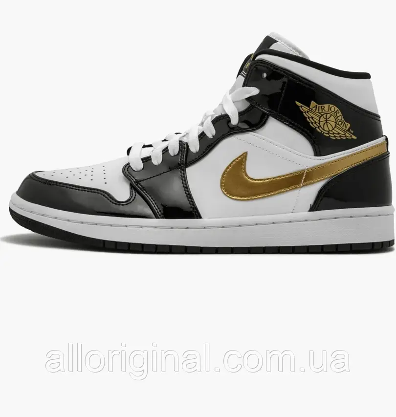 AllOriginal com ua Кросівки Air Jordan 1 Mid Se White/Black 852542-007 РОЗМІРИ ЗАПИТУЙТЕ, фото 1