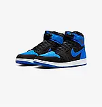 AllOriginal com ua Кросівки Air Jordan 1 Retro High Og Black/Blue DZ5485-042 РОЗМІРИ ЗАПИТУЙТЕ, фото 4