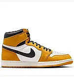 AllOriginal com ua Кросівки Air Jordan 1 Retro High Og White/Yellow DZ5485-701 РОЗМІРИ ЗАПИТУЙТЕ, фото 4