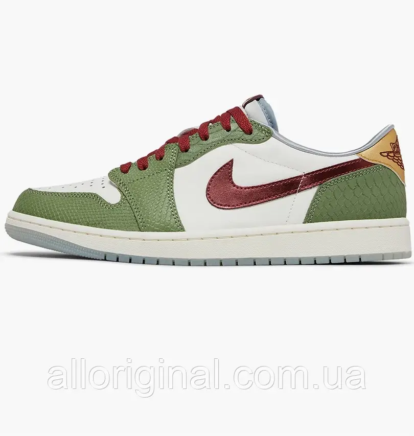 AllOriginal com ua Кросівки Air Jordan 1 Retro Low Og Green/White FN3727-100 РОЗМІРИ ЗАПИТУЙТЕ, фото 1